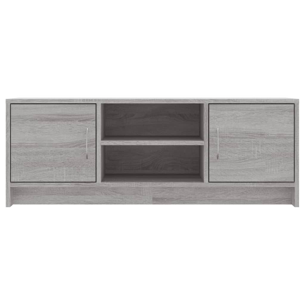 tv-bord 102x30x37,5 cm konstrueret træ grå sonoma-eg
