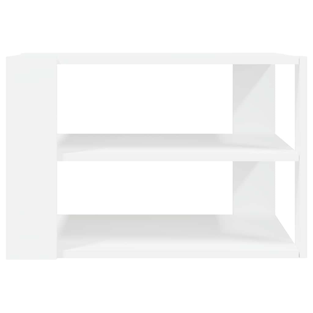 sofabord 58x58x40 cm konstrueret træ hvid