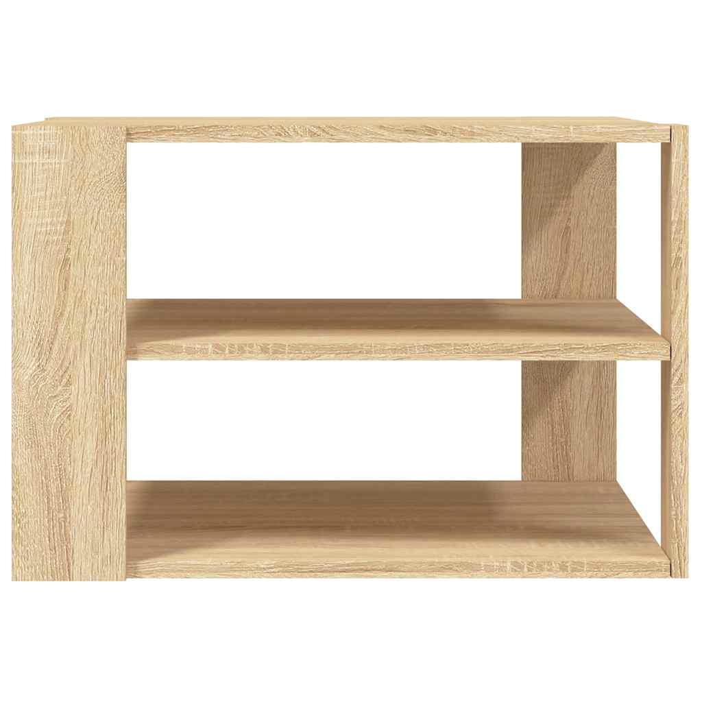 sofabord 58x58x40 cm konstrueret træ sonoma-eg