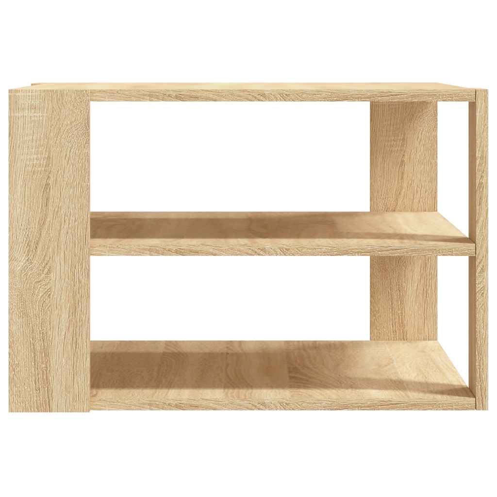 sofabord 58x58x40 cm konstrueret træ sonoma-eg