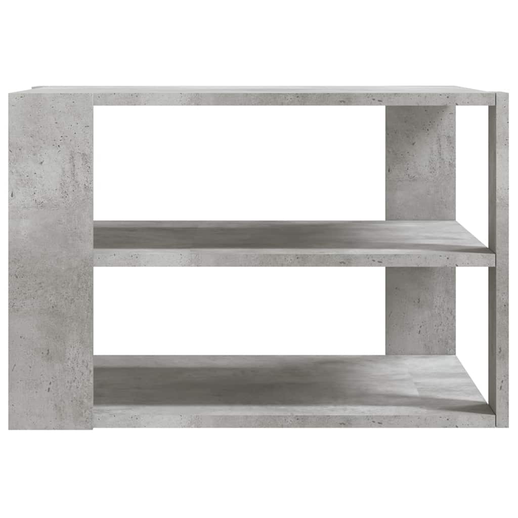 sofabord 58x58x40 cm konstrueret træ betongrå