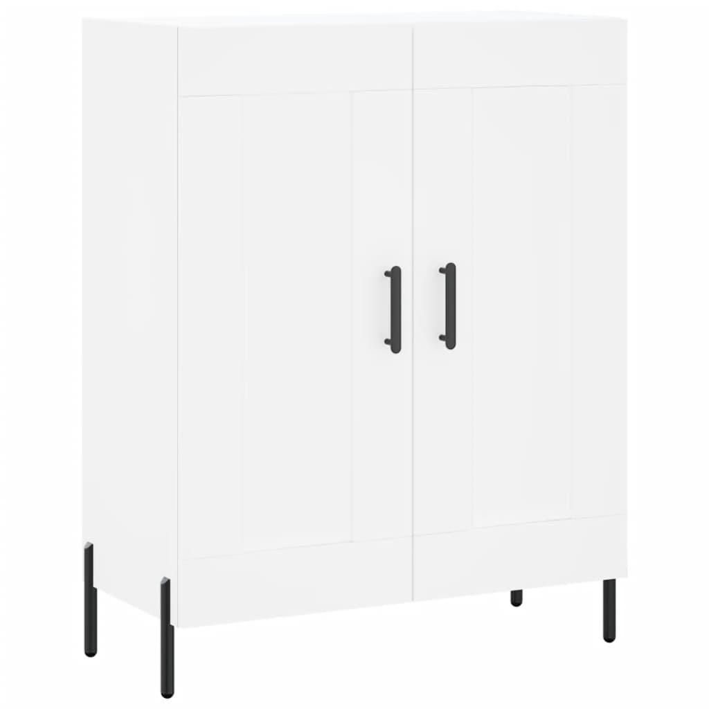 højskab 69,5x34x180 cm konstrueret træ hvid