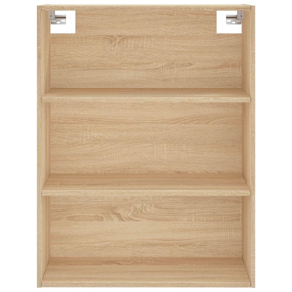 højskab 69,5x34x180 cm konstrueret træ sonoma-eg