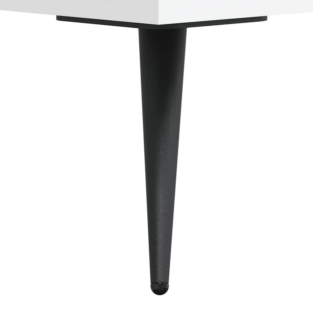højskab 69,5x34x180 cm konstrueret træ hvid
