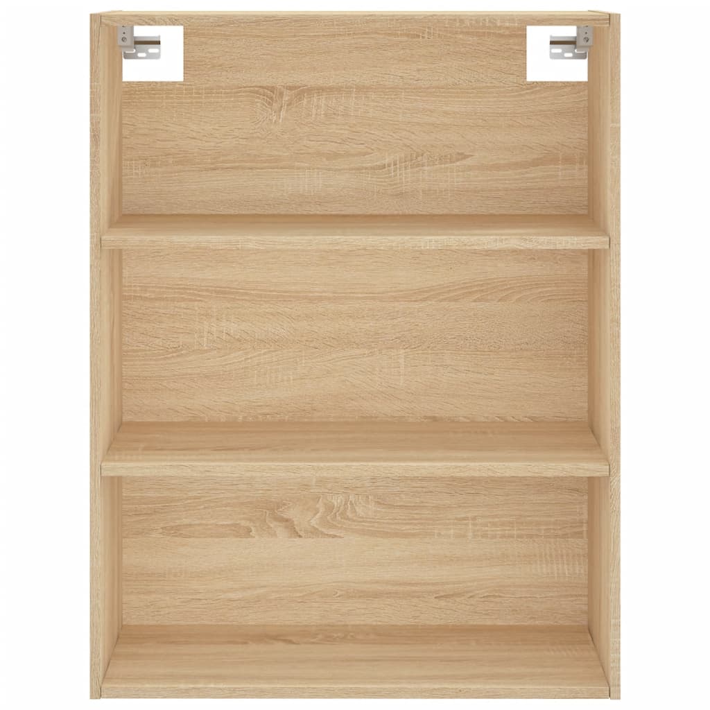 højskab 69,5x34x180 cm konstrueret træ sonoma-eg