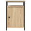 sengeborde 2 stk. 40x42x60 cm konstrueret træ sonoma-eg