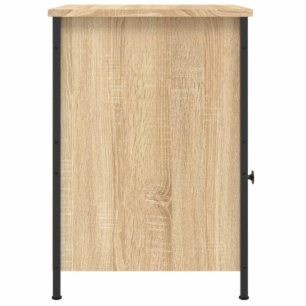 sengebord 40x42x60 cm konstrueret træ sonoma-eg