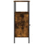 sengeborde 2 stk. 41x31x80 cm konstrueret træ røget egetræ