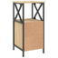 sengebord 34x35,5x70 cm konstrueret træ sonoma-eg