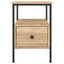sengeborde 2 stk. 34x36x50 cm konstrueret træ sonoma-eg