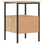 sengeborde 2 stk. 34x36x50 cm konstrueret træ sonoma-eg