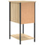 sengeborde 2 stk. 32x42x70 cm konstrueret træ sonoma-eg