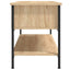 TV-skab Sonoma eg 100x35x45 cm konstrueret træ