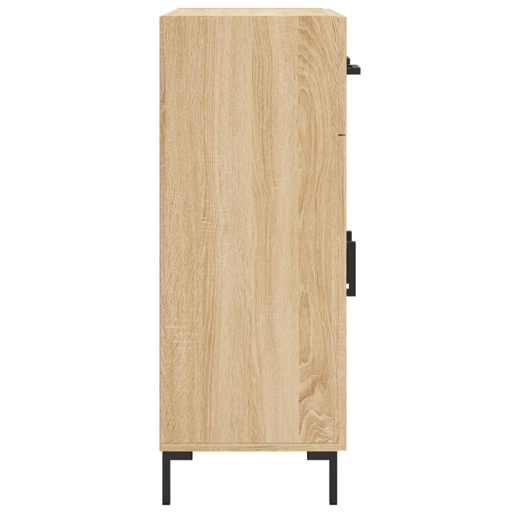 skænk 69,5x34x90 cm konstrueret træ sonoma-eg