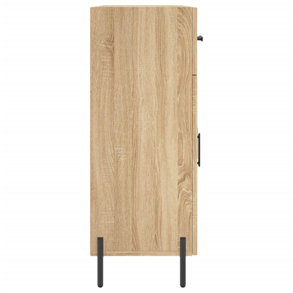 skænk 69,5x34x90 cm konstrueret træ sonoma-eg