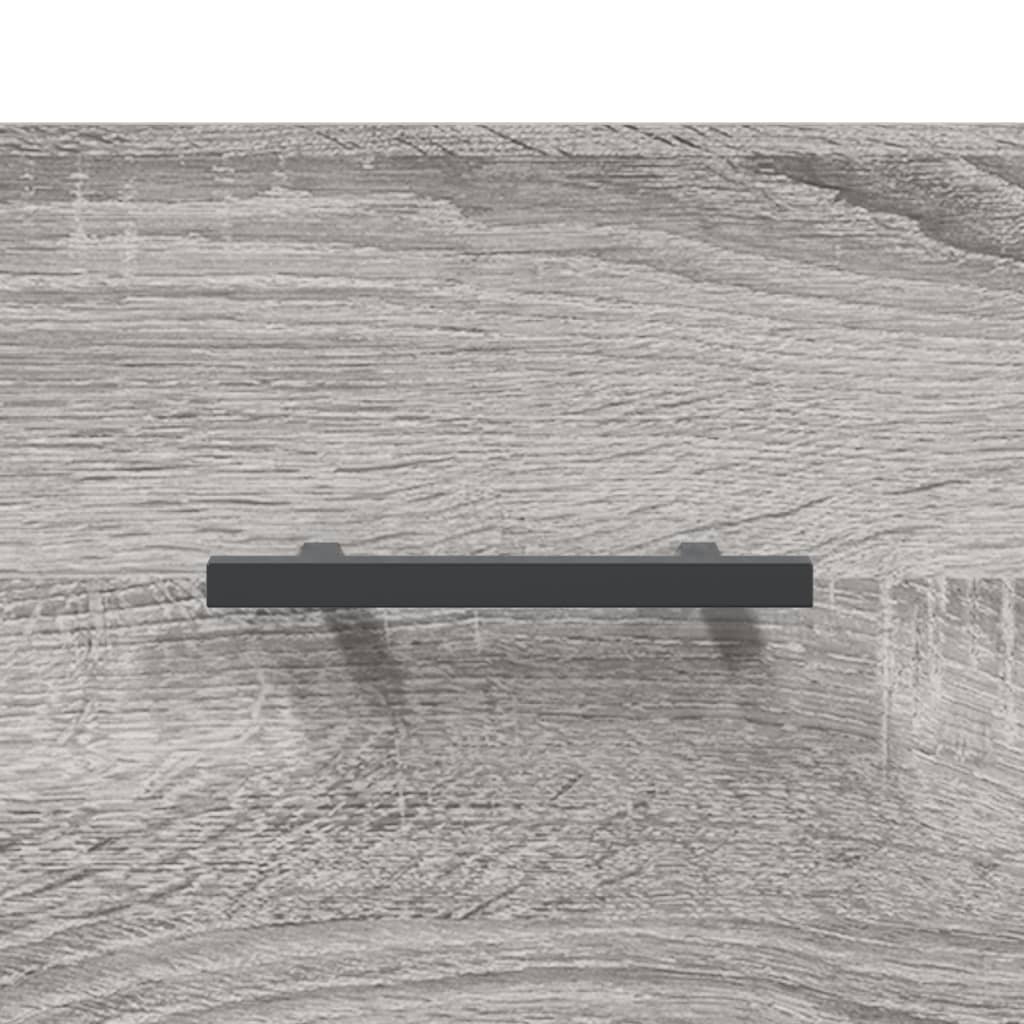 skænk 69,5x34x90 cm konstrueret træ grå sonoma-eg