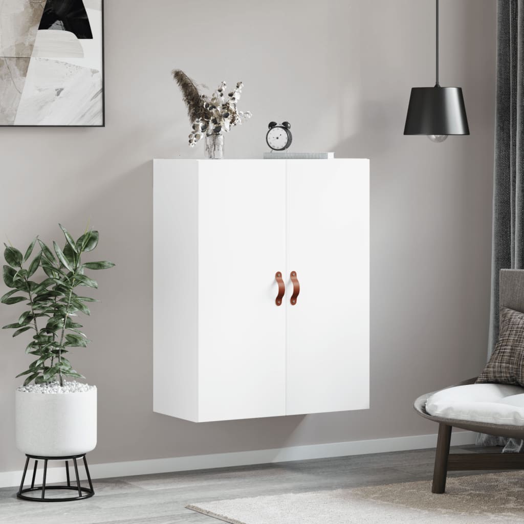 væghængt skab 69,5x34x90 cm hvid