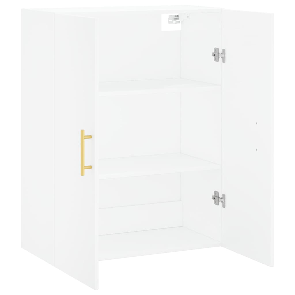 væghængt skab 69,5x34x90 cm hvid