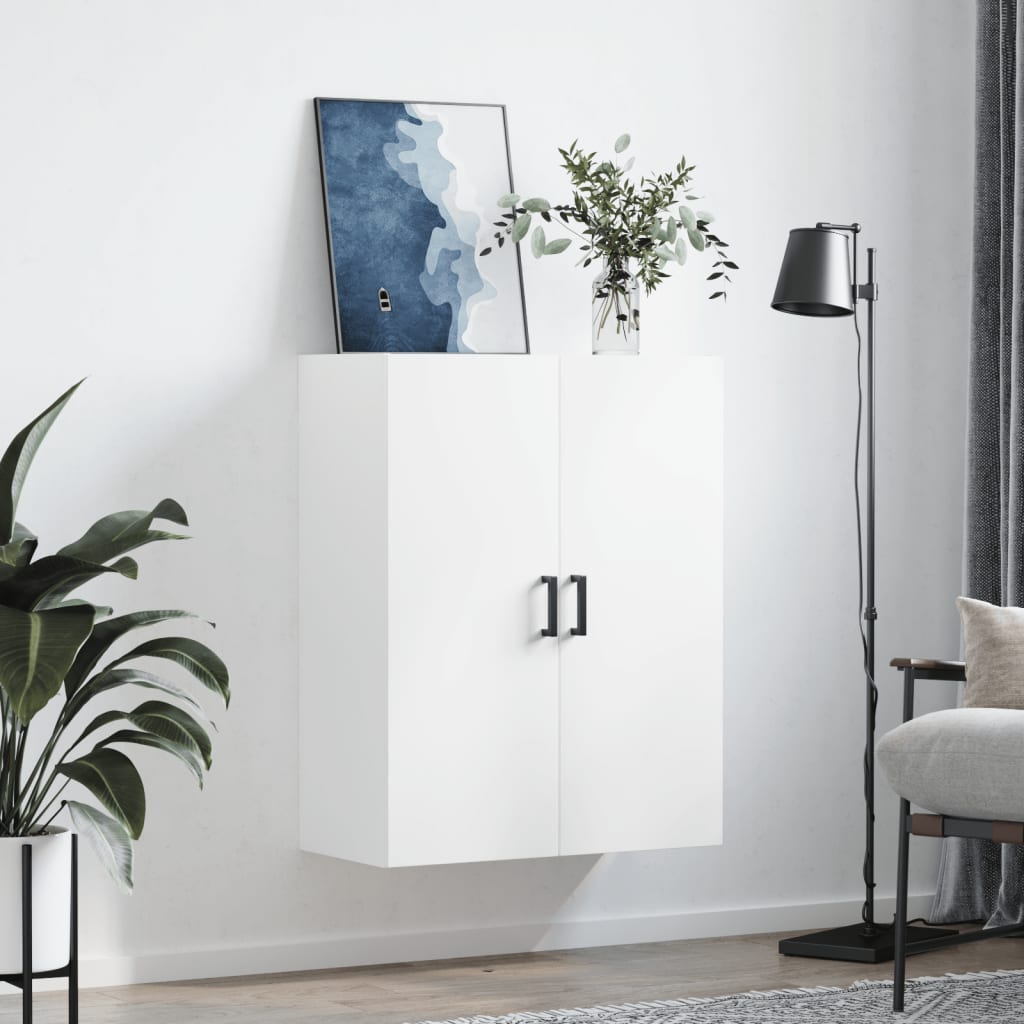 væghængt skab 69,5x34x90 cm hvid