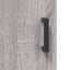 væghængt skab 69,5x34x90 cm konstrueret træ grå sonoma-eg