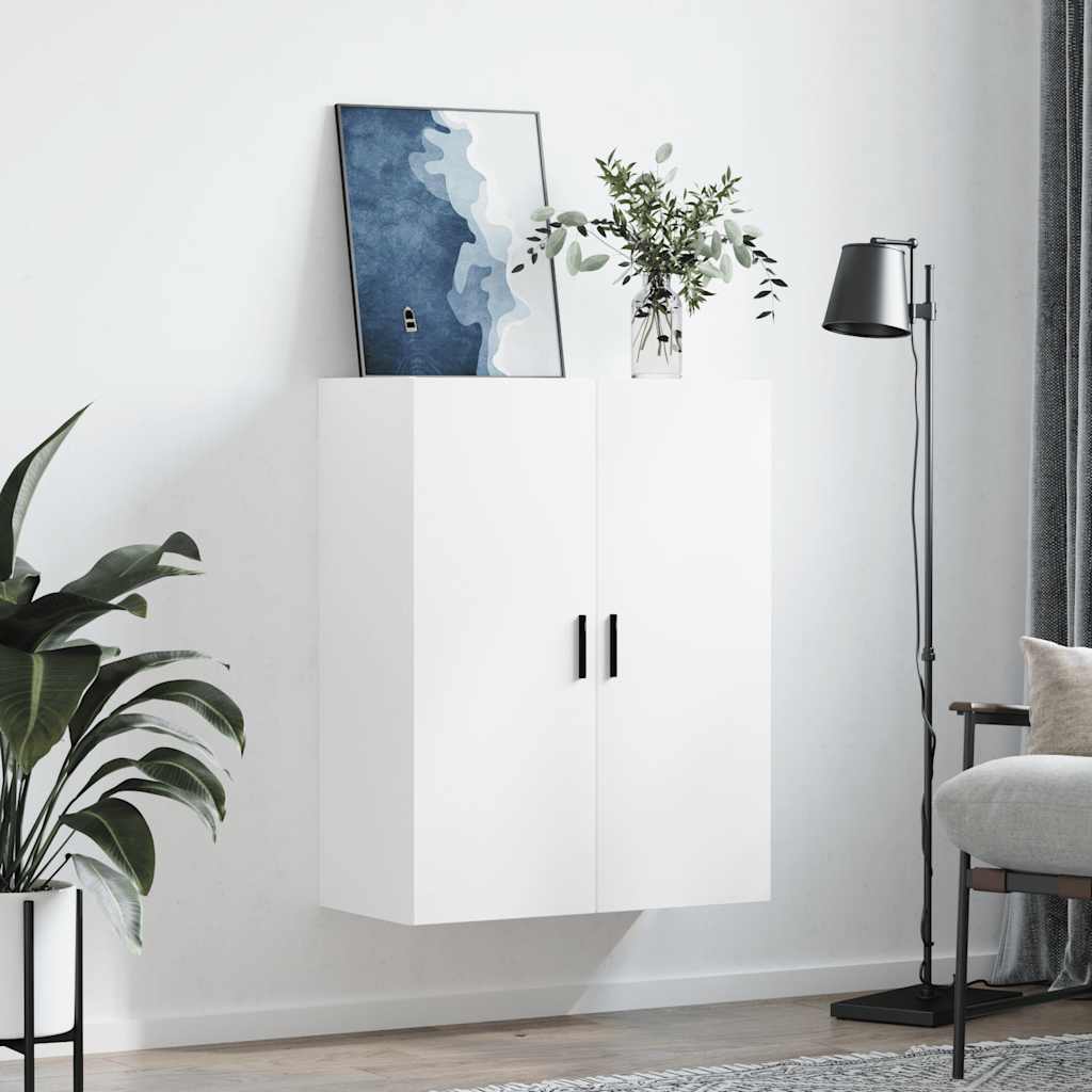 væghængt skab 69,5x34x90 cm hvid