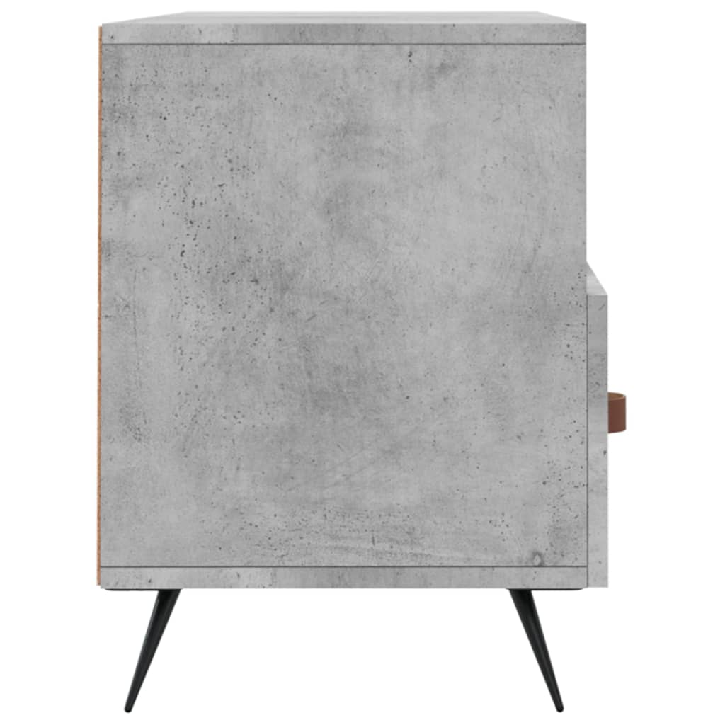 tv-bord 102x36x50 cm konstrueret træ betongrå