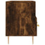 tv-bord 102x36x50 cm konstrueret træ røget egetræsfarve