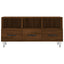 tv-bord 102x36x50 cm konstrueret træ brun egetræsfarve