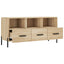 tv-bord 102x36x50 cm konstrueret træ sonoma-eg