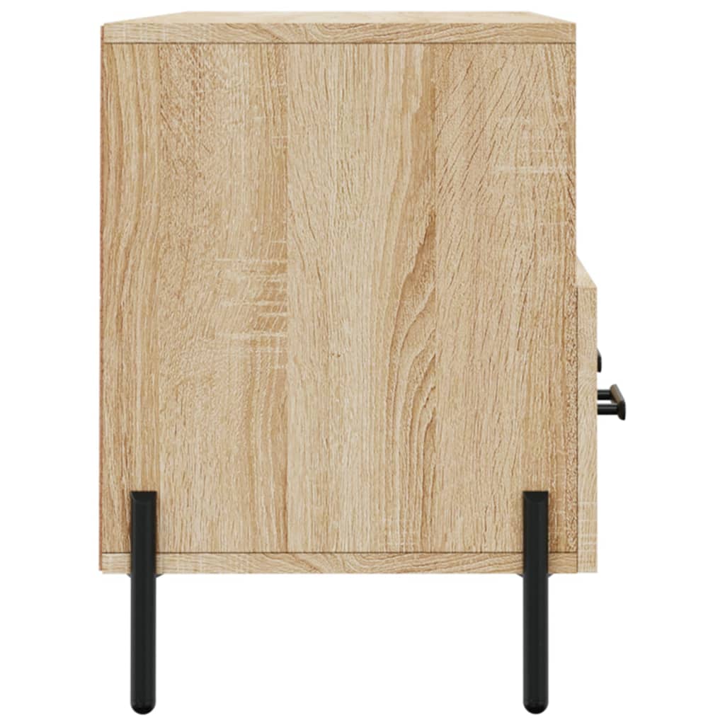 tv-bord 102x36x50 cm konstrueret træ sonoma-eg