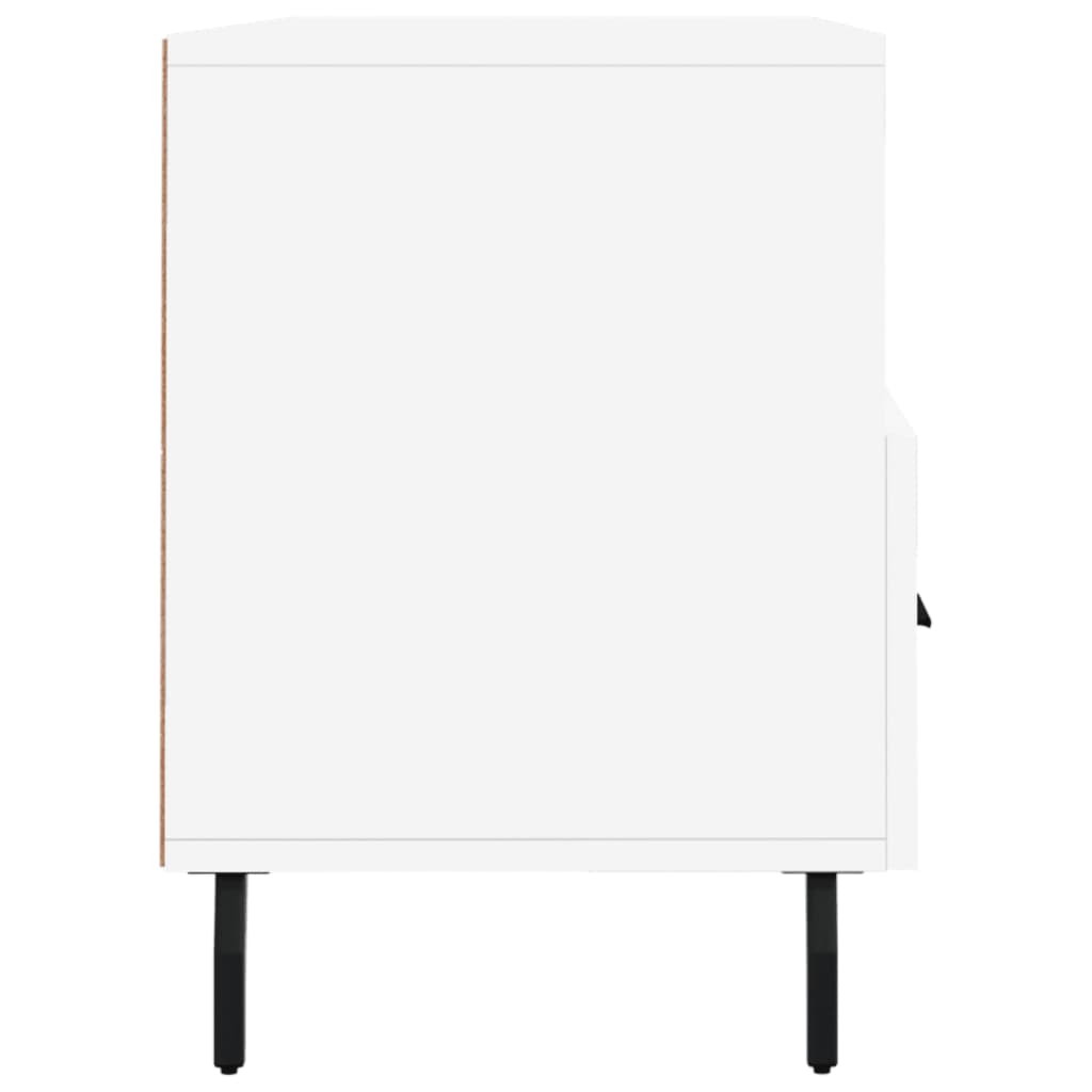 tv-bord 102x36x50 cm konstrueret træ hvid