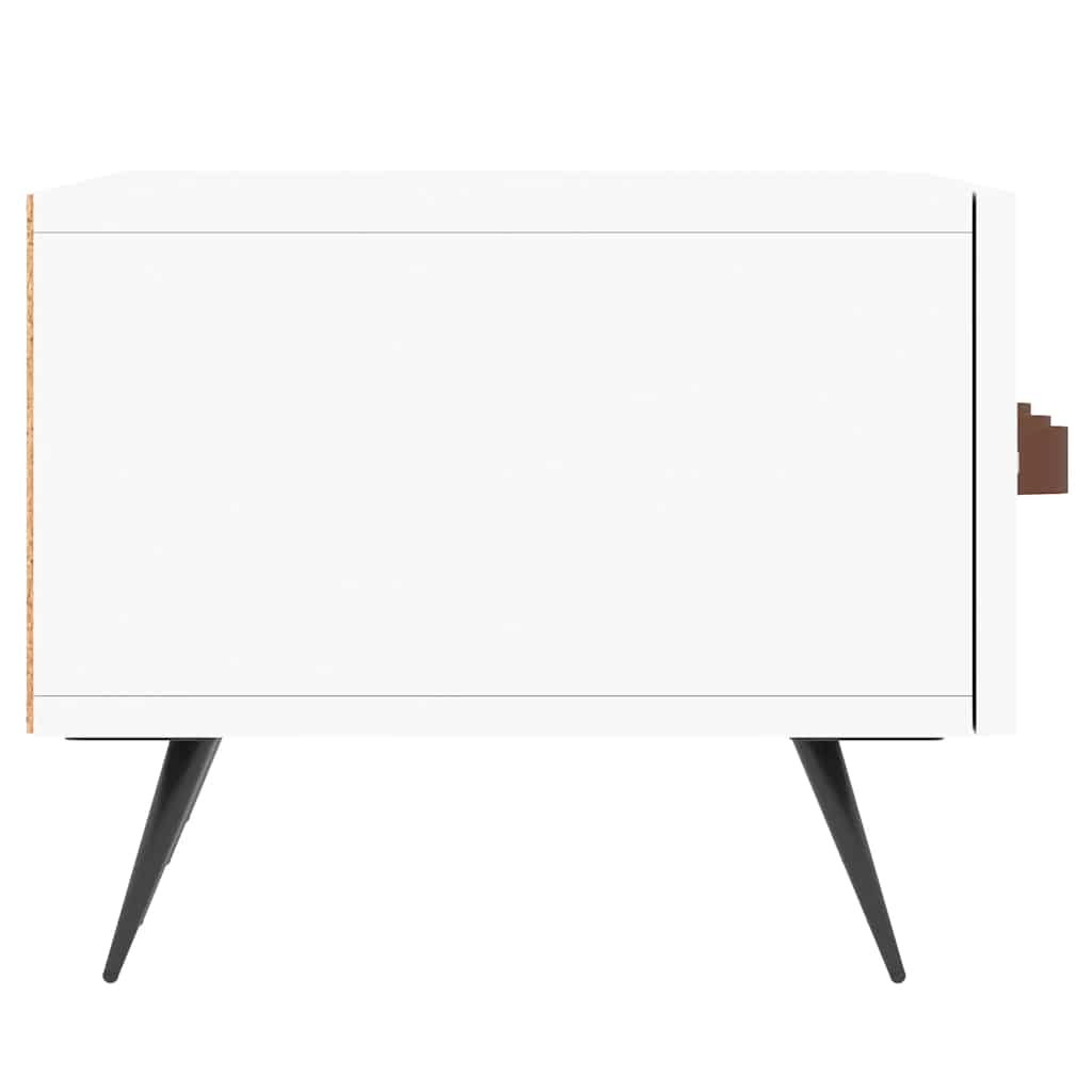 tv-bord 150x36x30 cm konstrueret træ hvid