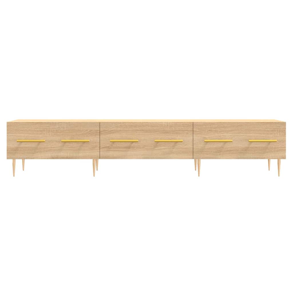 tv-bord 150x36x30 cm konstrueret træ sonoma-eg