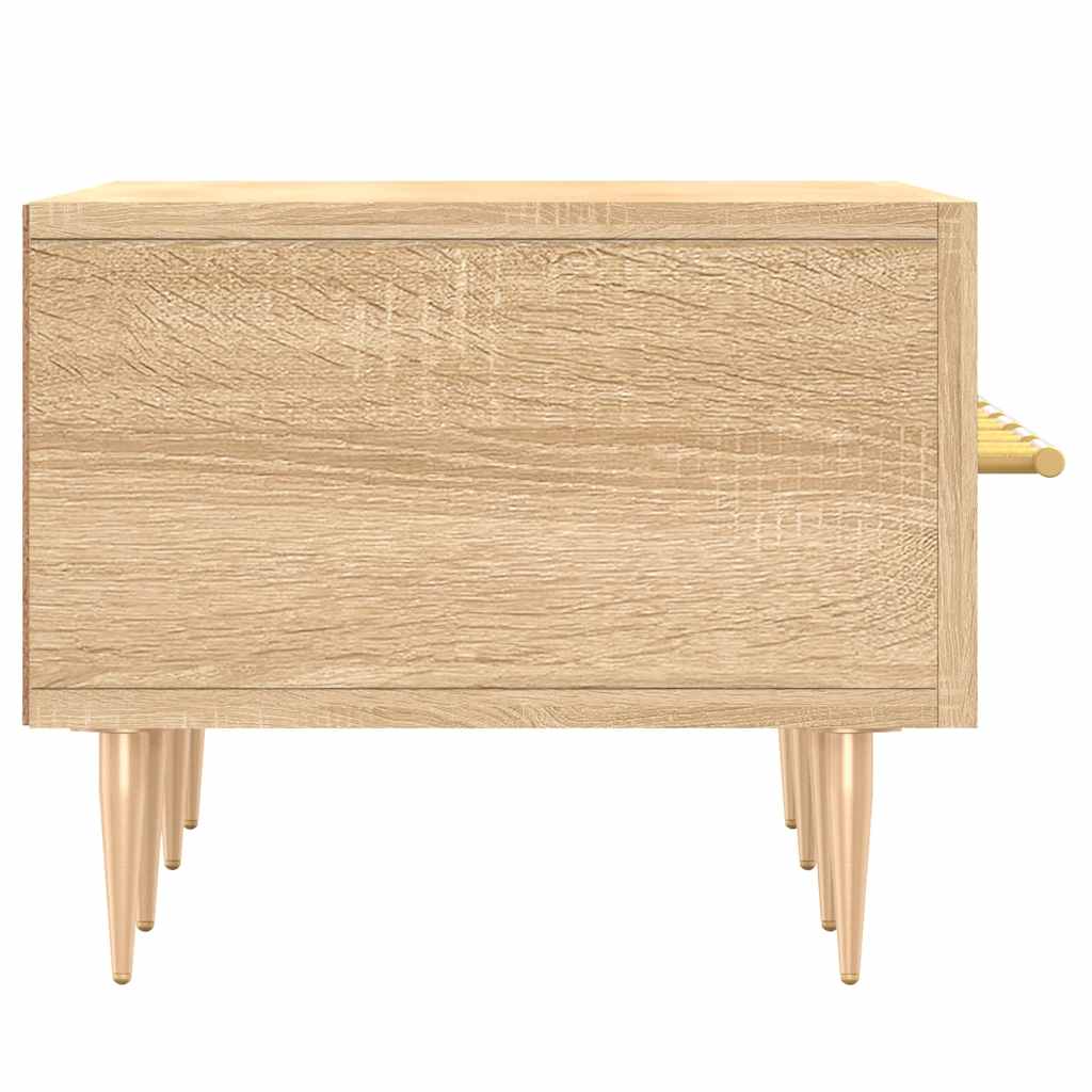 tv-bord 150x36x30 cm konstrueret træ sonoma-eg