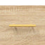 tv-bord 150x36x30 cm konstrueret træ sonoma-eg