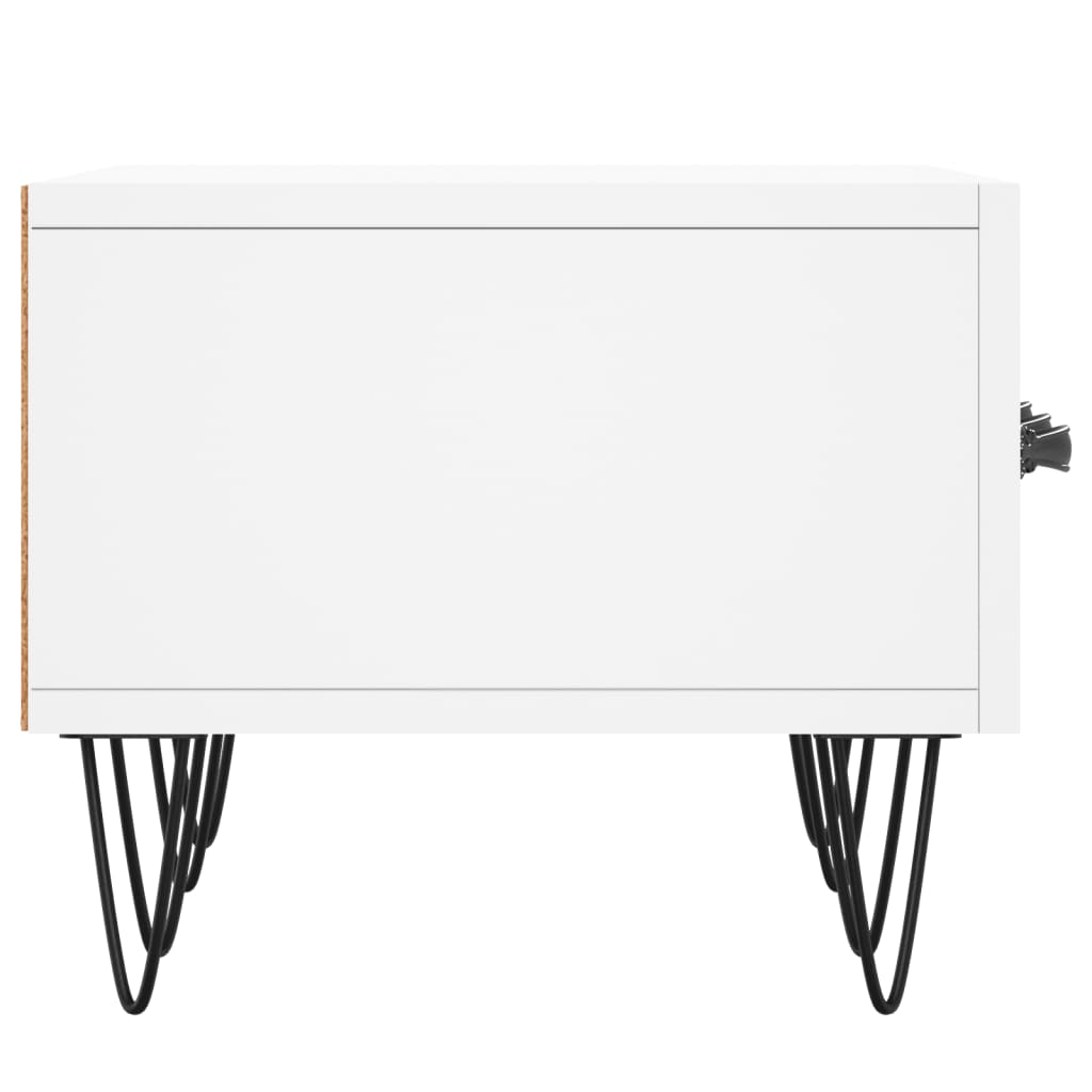 tv-bord 150x36x30 cm konstrueret træ hvid