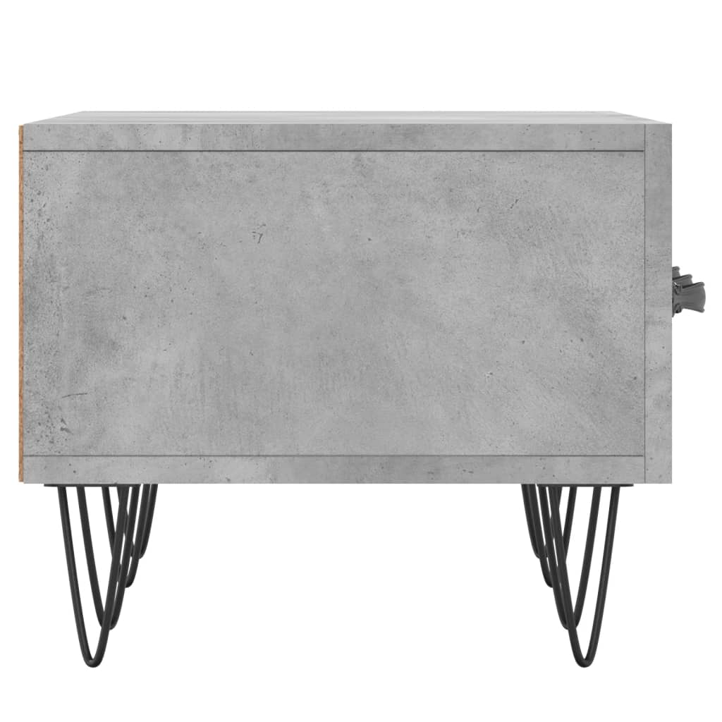 tv-bord 150x36x30 cm konstrueret træ betongrå