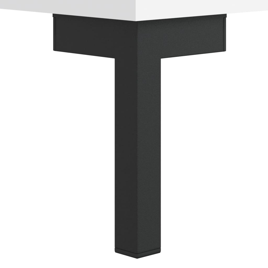 tv-bord 150x36x30 cm konstrueret træ hvid