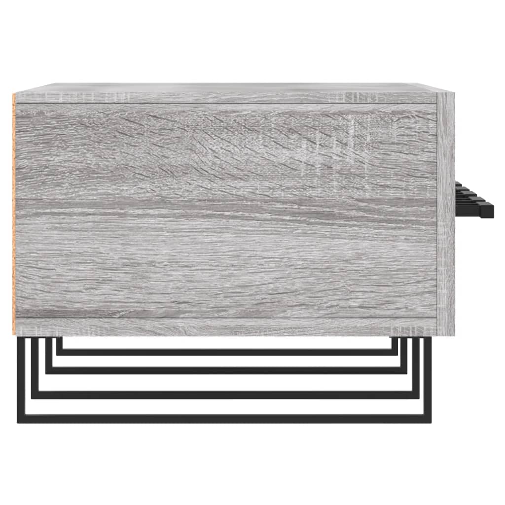 tv-bord 150x36x30 cm konstrueret træ grå sonoma-eg