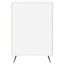skrivebord 140x50x75 cm konstrueret træ hvid