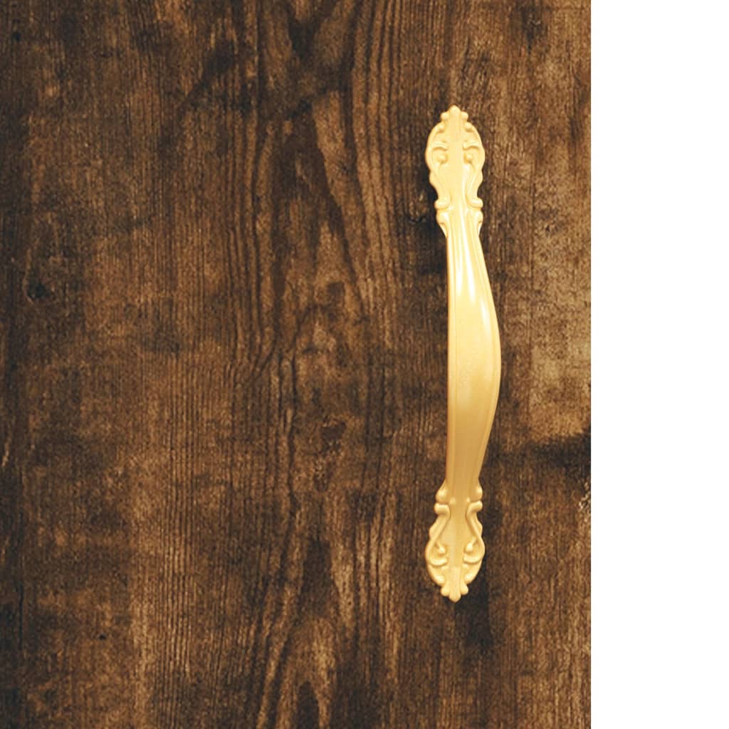 skrivebord 140x50x75 cm konstrueret træ røget egetræsfarve