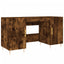 skrivebord 140x50x75 cm konstrueret træ røget egetræsfarve