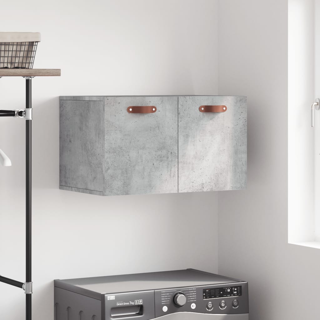 vægskab 60x36,5x35 cm konstrueret træ betongrå