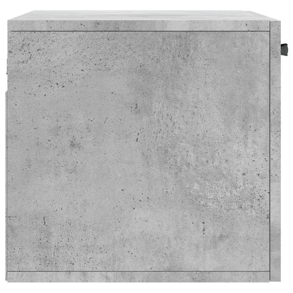 vægskab 60x36,5x35 cm konstrueret træ betongrå
