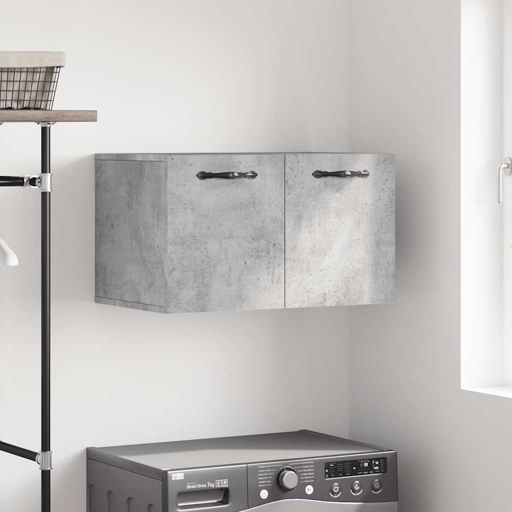 vægskab 60x36,5x35 cm konstrueret træ betongrå