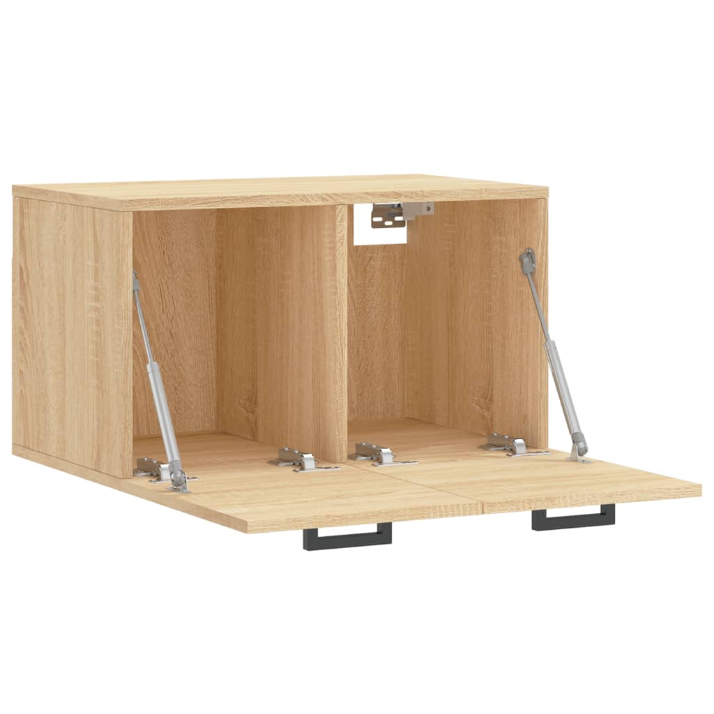 vægskab 60x36,5x35 cm konstrueret træ sonoma-eg