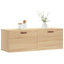 vægskab 100x36,5x35 cm konstrueret træ sonoma-eg