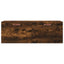 vægskab 100x36,5x35 cm konstrueret træ røget sonoma-eg