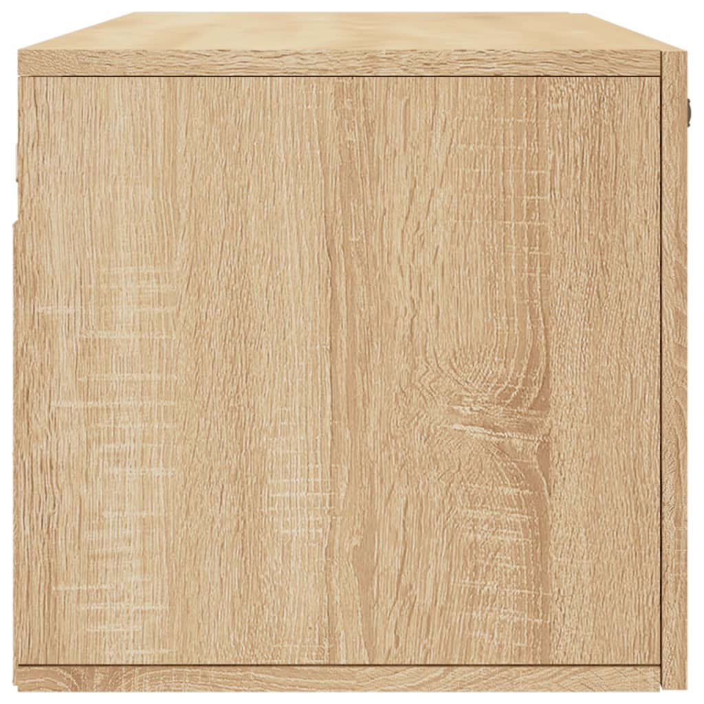 vægskab 100x36,5x35 cm konstrueret træ sonoma-eg