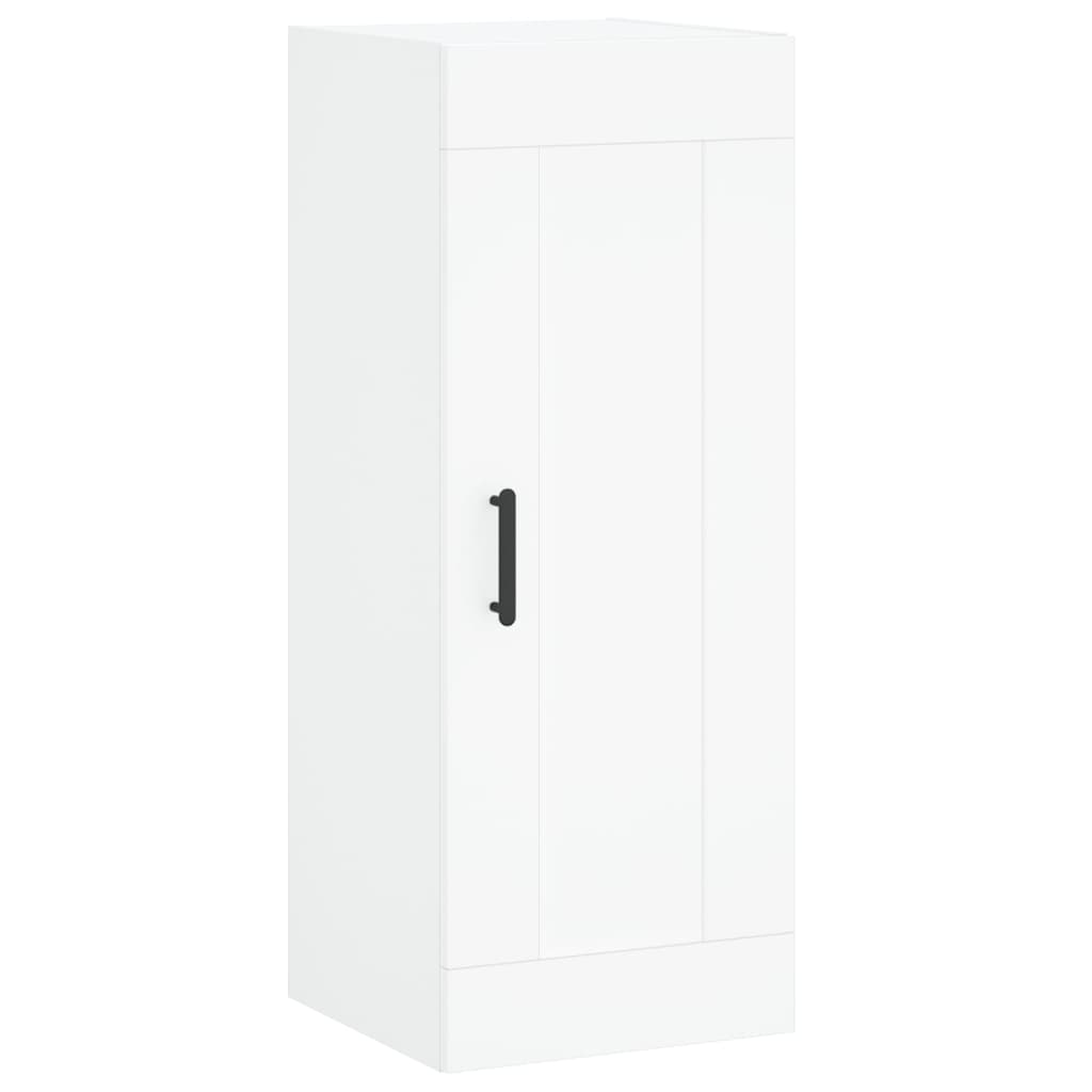 vægskab 34,5x34x90 cm konstrueret træ hvid